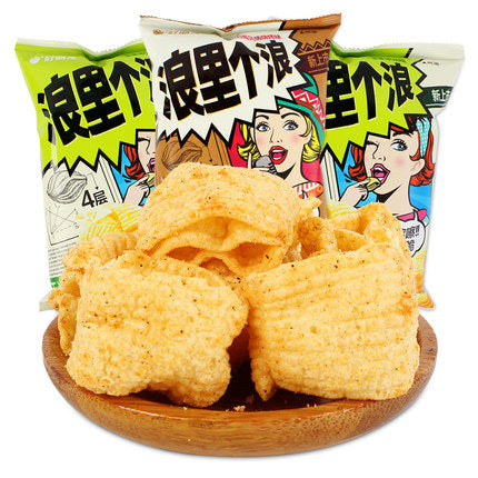 【好丽友 • 浪里个浪薯片 】四层脆 玉米味/烧烤味/麻辣小龙虾味