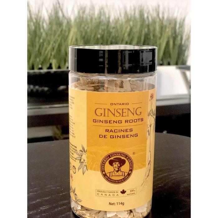 【GINSENG • 老参农牌加拿大安大略西洋参参碎】114g 罐装 加拿大特产