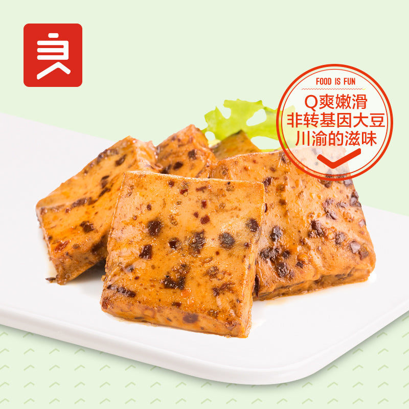 【良品铺子 • 千页豆腐】麻辣味200g 鲜香细嫩 | 麻与辣交织而行 | 东北肥沃黑土地非转基因大豆品种