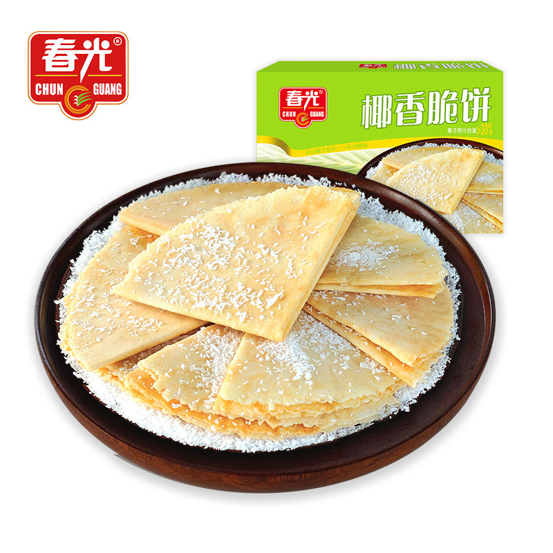 【 春光 • 椰香脆饼 】150g ——原味/榴莲味