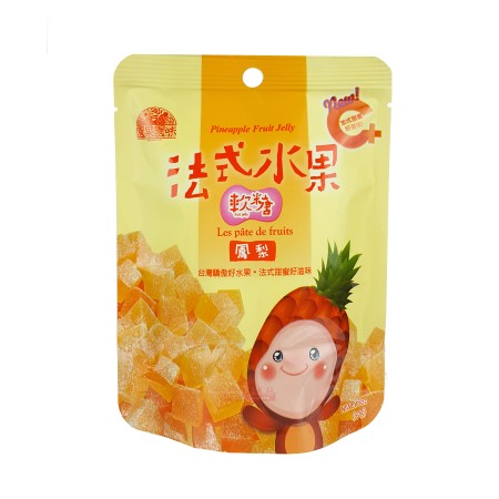 【豆之家 • 果园果味凤梨软糖】100g 法式水果软糖