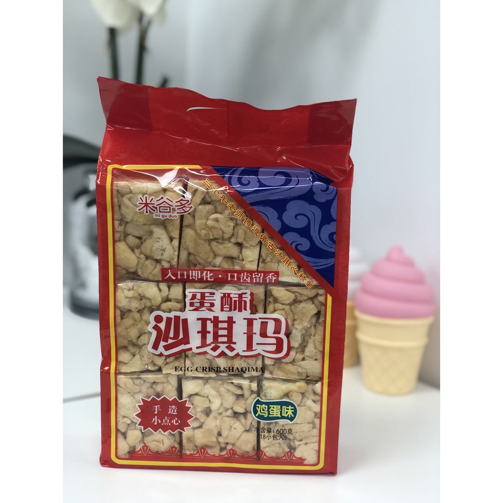 【米谷多 • 蛋酥沙琪玛】600g芝麻味/鸡蛋味/红糖味/葡萄味