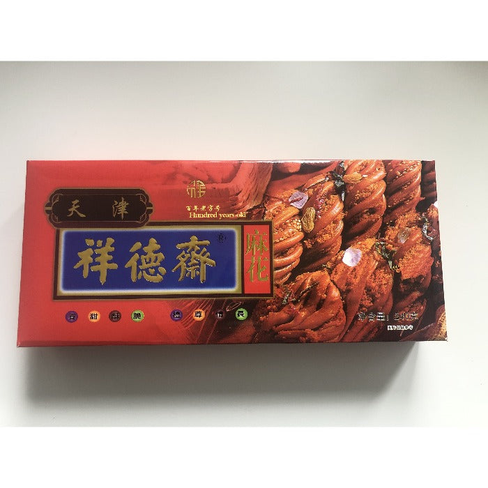 【祥德斋 • 小长麻花礼盒】混合口味240g 百年历史 | 天津名点