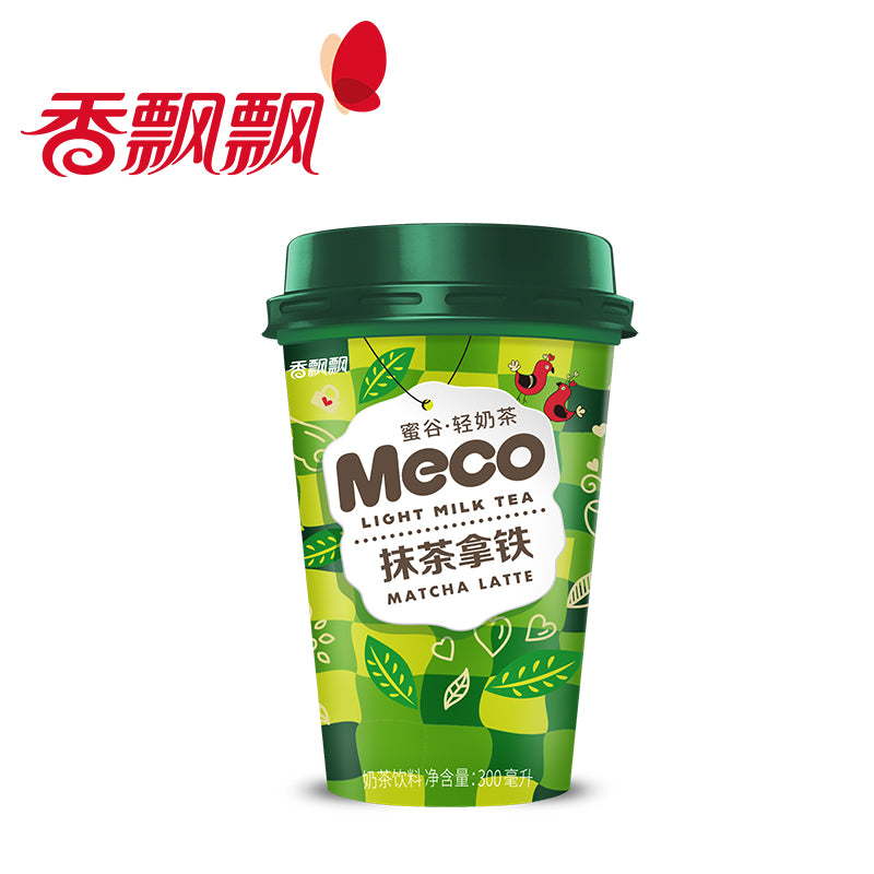 【香飘飘 • MECO蜜谷轻奶茶】白桃乌龙/抹茶拿铁/太妃奶红300ml 即饮无菌灌装 | 0反式脂肪酸