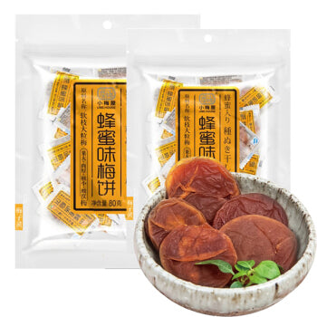 【 小梅屋 • 蜂蜜味梅饼 】80G 来自广东普宁青梅之乡的软枝大粒梅