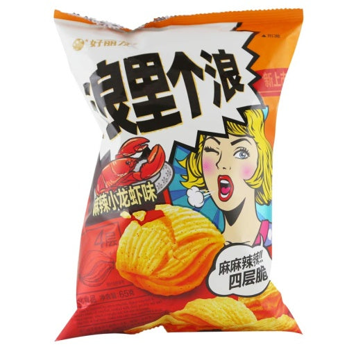 【好丽友 • 浪里个浪薯片 】四层脆 玉米味/烧烤味/麻辣小龙虾味