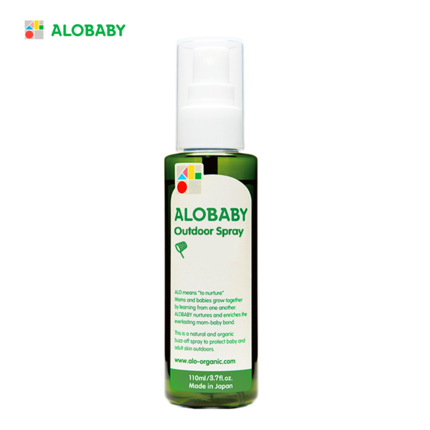 【ALOBABY/安诺宝 • 天然有机防虫喷雾】110ml 日本制造 | 植物配方 | 长效驱蚊 | 橘子清香