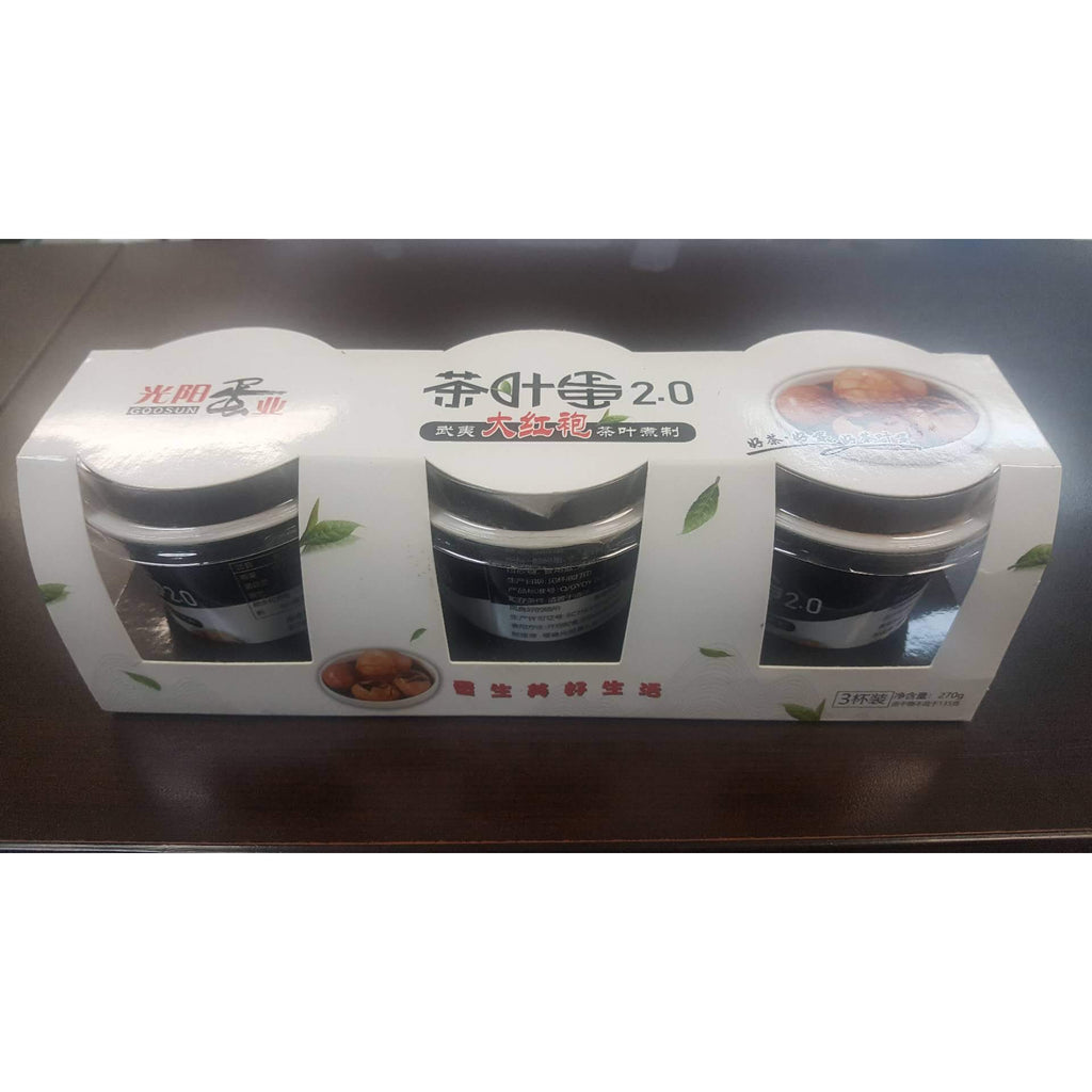 【光阳蛋业 • 茶叶蛋】3杯装 270g 喝过大红袍完美生活从此“蛋”生！！内附一次性手套