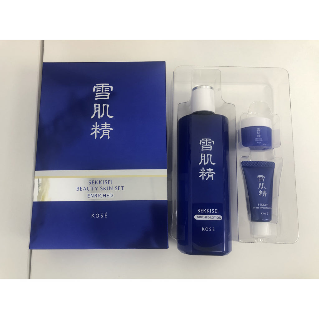 【Kose雪肌精 • 盈润型化妆水超值三件套】360ml 赠面霜19ml、洁面19ml 润泽保湿 | 焕彩水润 | 植物精萃 | 提亮肤色