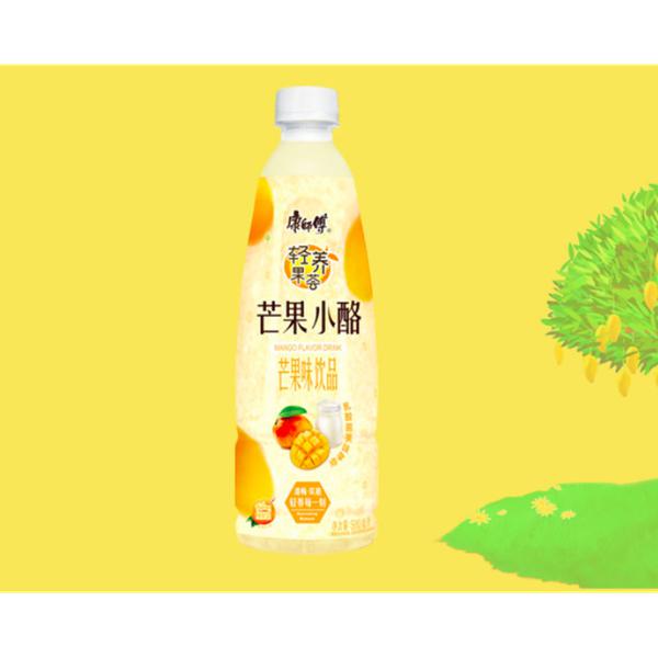 奇妙零食-康师傅轻养果荟芒果小酪500ml