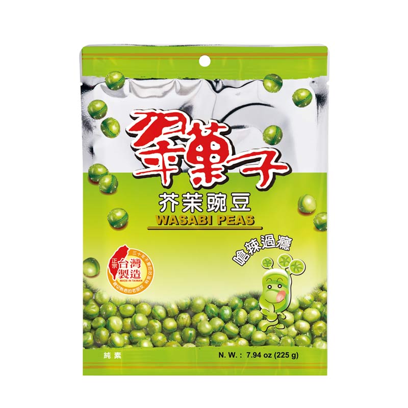 【豆之家 • 翠菓子芥末豌豆】225g 直冲脑门的呛辣，爽快停不了 | 进口顶级大颗豌豆