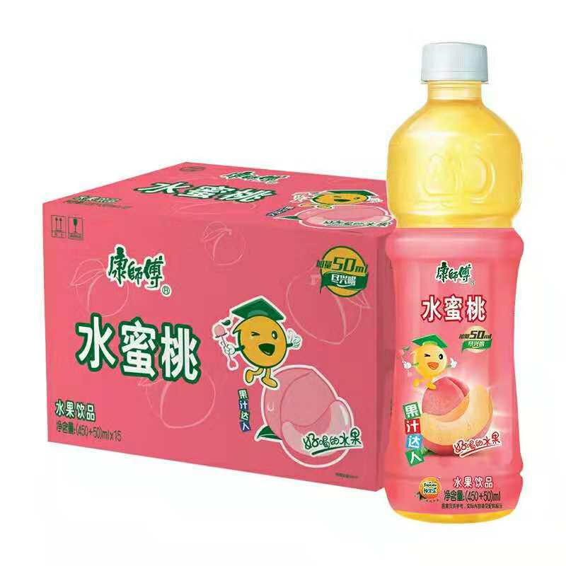 【 康师傅 • 水蜜桃】500ML 每单限购3瓶