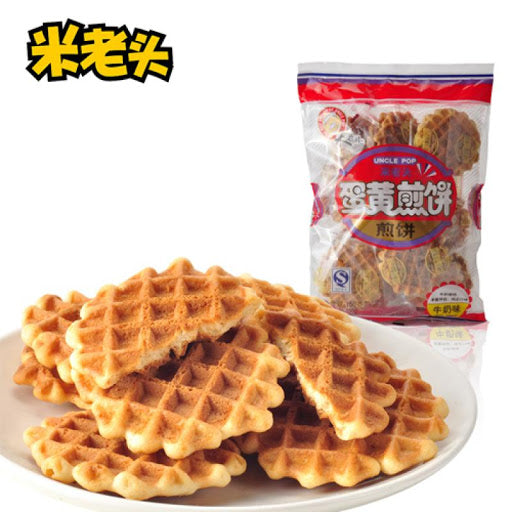 【 米老头 • 蛋黄煎饼 】150g 真材实料｜儿时回忆——原味/牛奶味