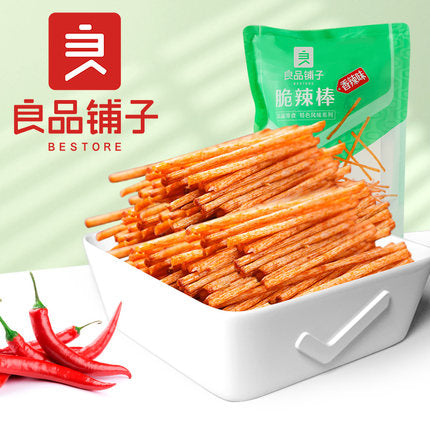 【良品铺子 • 脆辣棒】60G 香辣味——没有吃过辣条的童年就象没有蓝色的天空