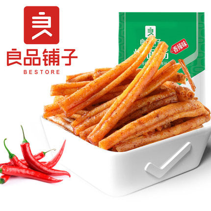 【良品铺子 • 烤面筋】香辣味200g 根根劲道有嚼劲 | 辣而不燥香味浓