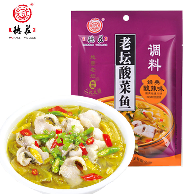 【 德庄 • 老坛酸菜鱼调料 】350G 一料百搭｜万般滋味随时品尝