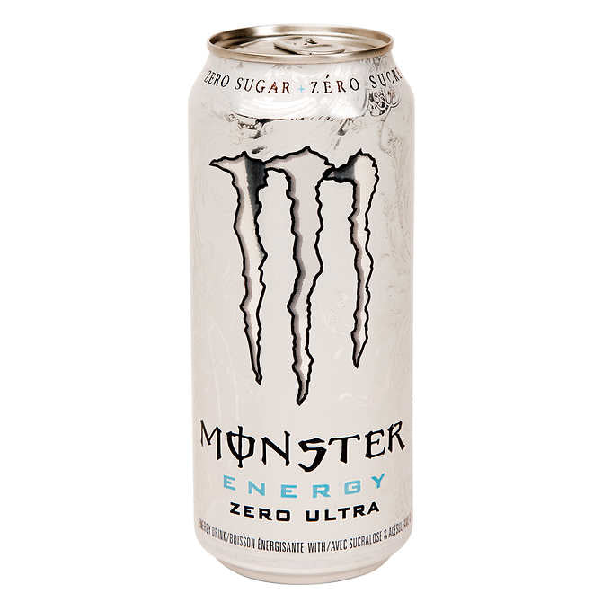 【Monster • 白魔爪0糖能量饮料】473ml 野性不减，一样够劲 | 简约纯粹的时尚，视觉味觉双重爆炸