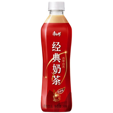 【康师傅 • 经典奶茶】500ml香浓味 精选上乘大叶种红茶，新西兰奶源 | 营养小补给，状态回满 每单限购3瓶