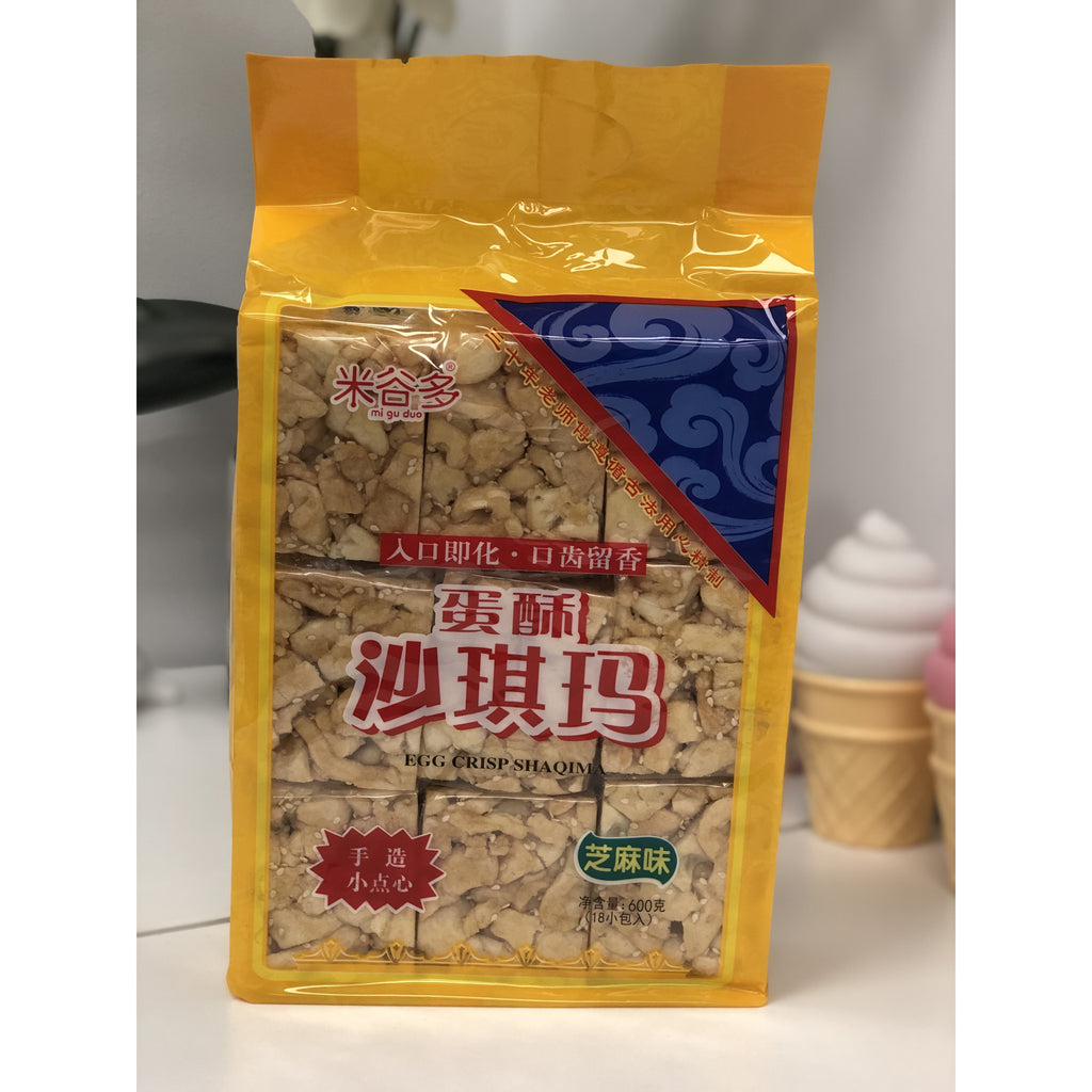 【米谷多 • 蛋酥沙琪玛】600g芝麻味/鸡蛋味/红糖味/葡萄味