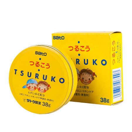 【 佐藤SATO • 柔美TSURUKO婴儿润肤霜 】38g 面部干燥/发红/湿疹婴儿宝宝润肤专用