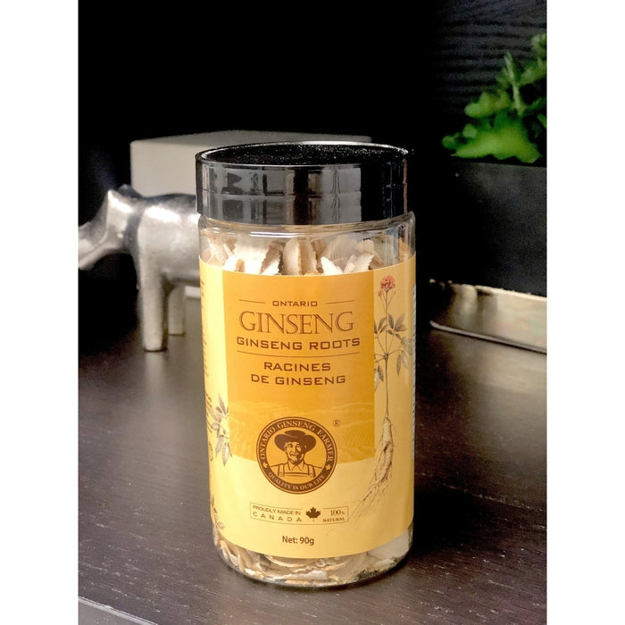 【GINSENG • 老参农牌加拿大安大略西洋参参片】90g 罐装 加拿大特产