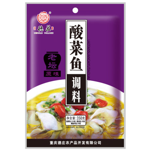 【 德庄 • 老坛酸菜鱼调料 】350G 一料百搭｜万般滋味随时品尝