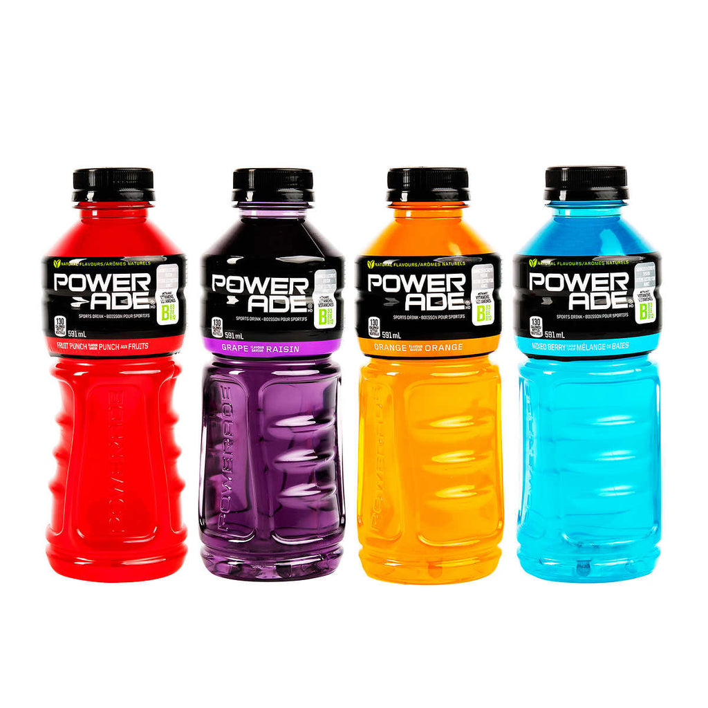 【Powerade • ION4运动饮料】591ml 橙子味/混合水果味/混合浆果味/葡萄味