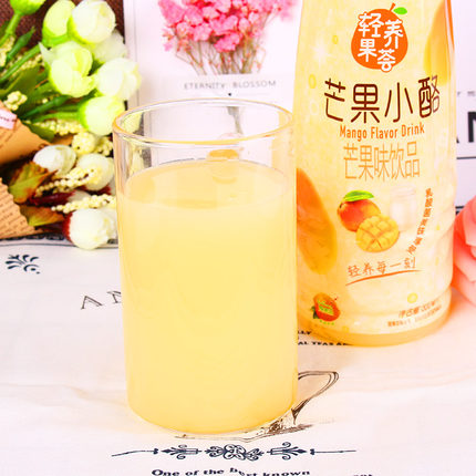 奇妙零食-康师傅轻养果荟芒果小酪500ml