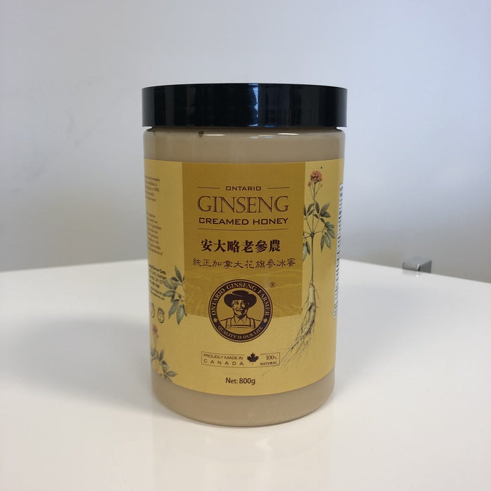 【 GINSENG • Creamed Honey 】安大略老参农 纯正加拿大花旗参冰蜜800g