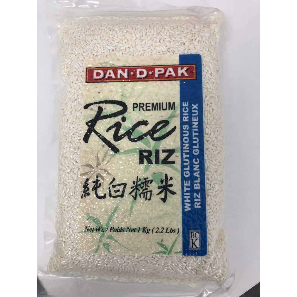 【丹帝牌Dan-D-Pak • 纯白糯米】1kg 密封条包装