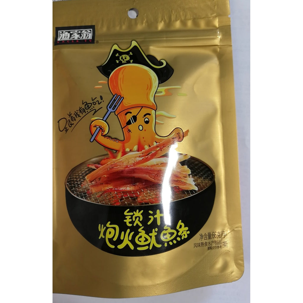 【渔家翁 • 锁汁炮火鱿鱼条】66g