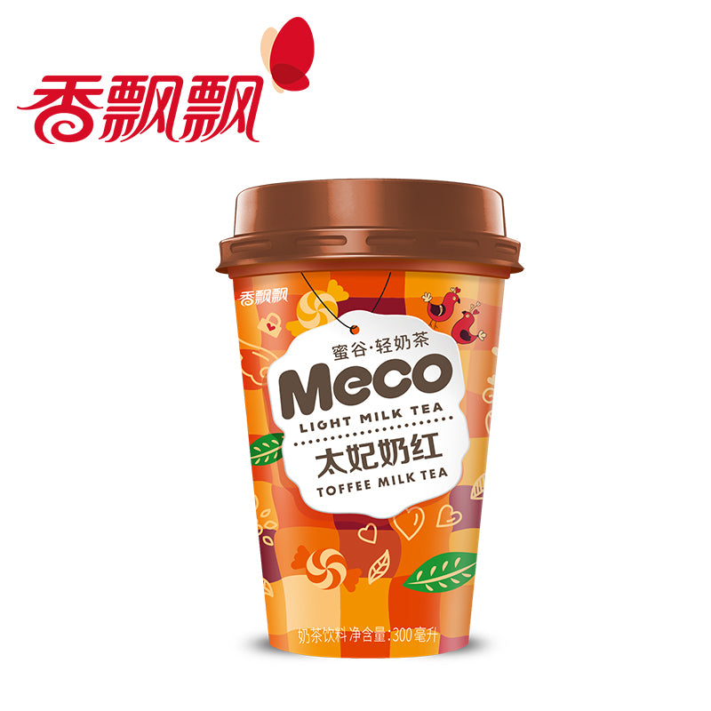 【香飘飘 • MECO蜜谷轻奶茶】白桃乌龙/抹茶拿铁/太妃奶红300ml 即饮无菌灌装 | 0反式脂肪酸